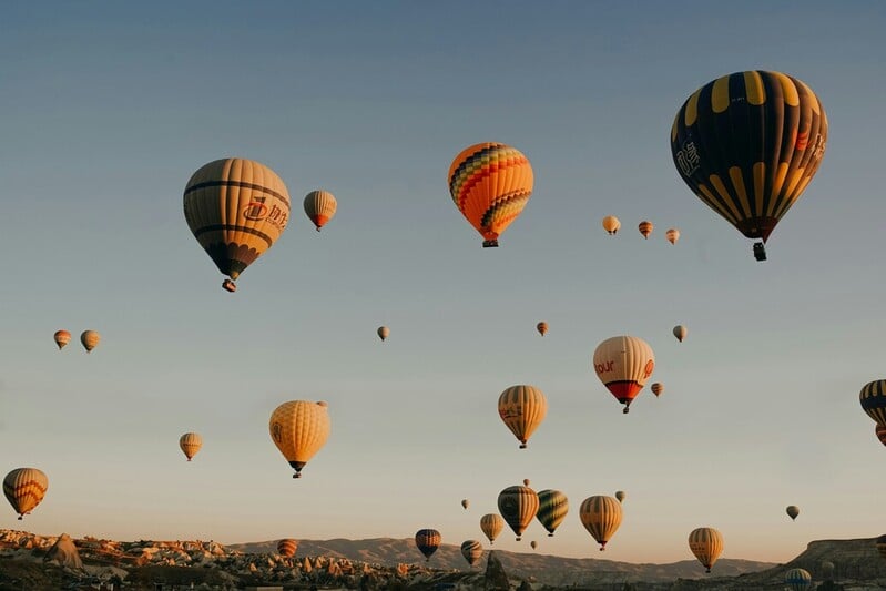 Heißluftballons